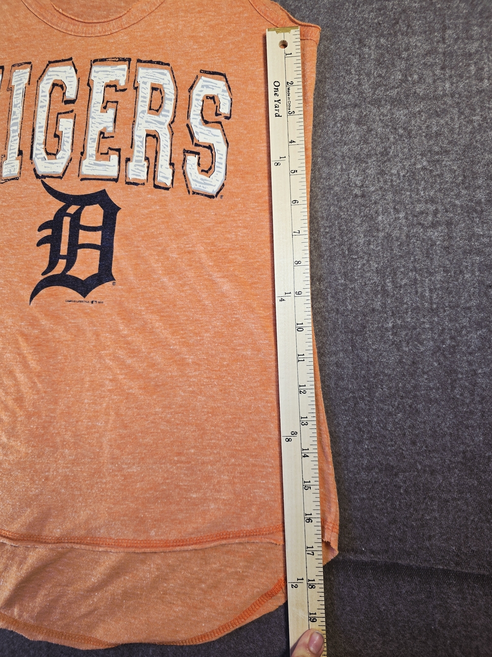 Genuine Merchandise Orange Tigers Racerback Tank Top Womens Med - Picture 8 of 9